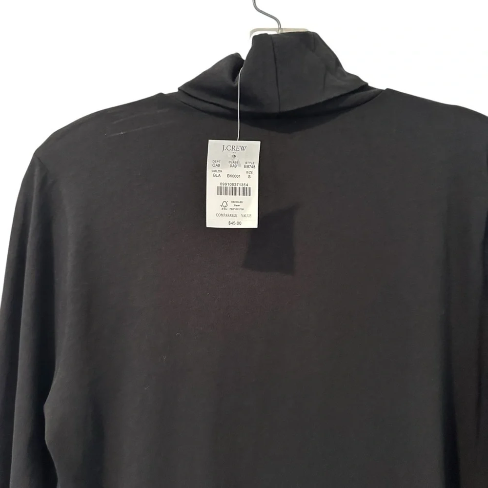 J. Crew Women’s Classic Black Turtleneck Sweater